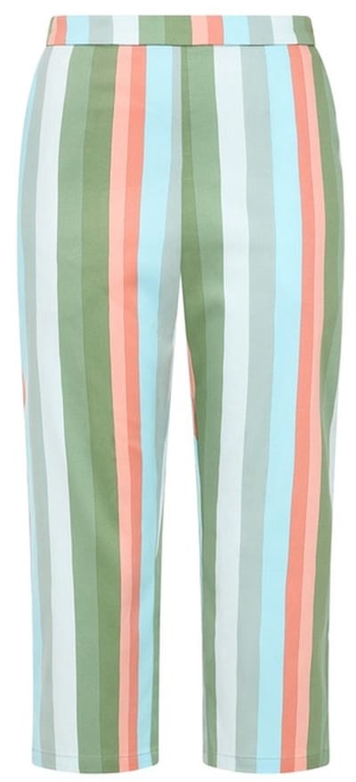 Banned - Esme Lollipop Stripes Capri broek - S - Multicolours
