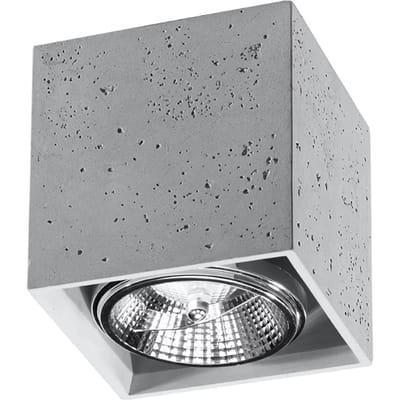 Betonnen plafondlamp Sollux Lighting Valde