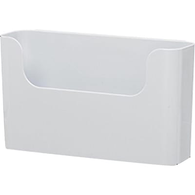 Wandopbergdoos Zelfklevend Ruimtebesparend Plastic Wandorganizer Box voor Keuken Badkamer Kastdeur white