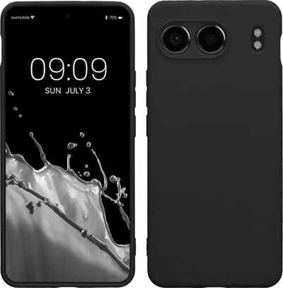 kwmobile telefoonhoesje geschikt voor OnePlus Nord 4 5G - Hoesje voor smartphone - Precisie camera uitsnede - In mat zwart