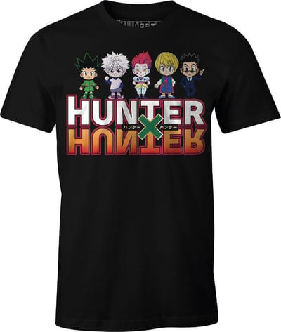 Hunter X Hunter - Hunter Team Black T-Shirt - S