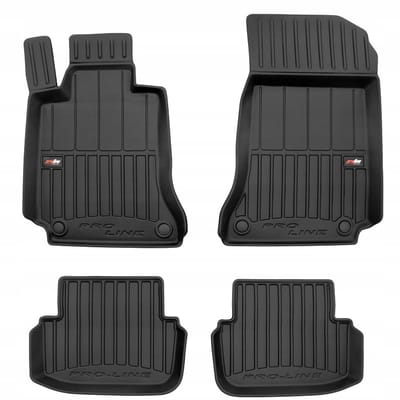 FROGUM – 3D Rubber Vloermatten voor MERCEDES E-Klasse C207 (2009-2017) – Set van 4 – TPE – Hoge rand 6 cm