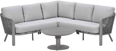 Garden Impressions Ryan hoek loungeset 4-delig - taupe
