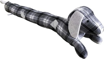 Tochtstrip grijs - 90 cm lang - voor hondendeuren draft stopper for the door
