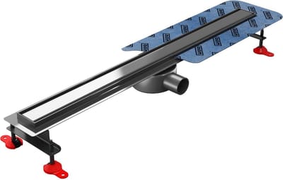 Laag Roestvrijstalen Douchegoot 90 cm Premium Slim Ponente