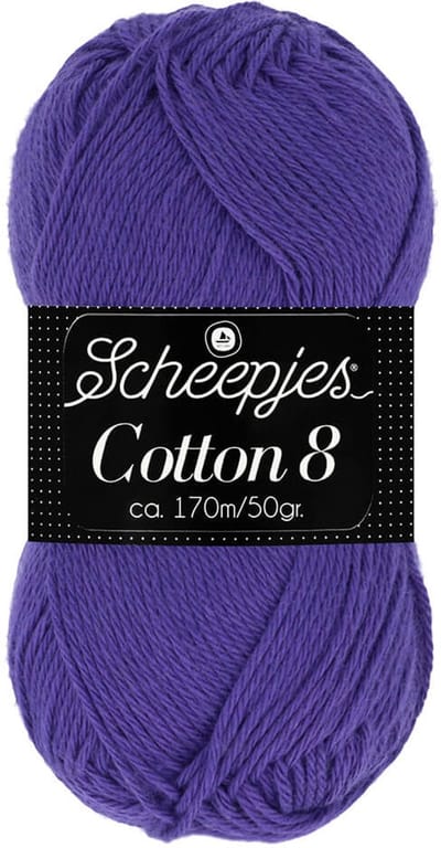 Scheepjes Cotton 8 50g - 661 Paars
