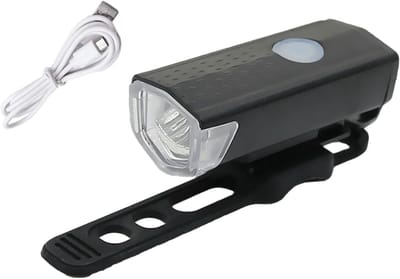 Fietslamp - Fietsverlichting - Fietslicht - Koplamp - Usb-Oplaadbaar - 300 Lumen - Intelligent Multifunctioneelwaarschuwings - Voor Nachtelijke Fietstochten In De Buitenlucht