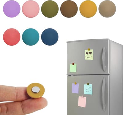 Elegante ronde koelkastmagneten set van 9 voor magneetbord, kinderkamer en kantoordecoratie