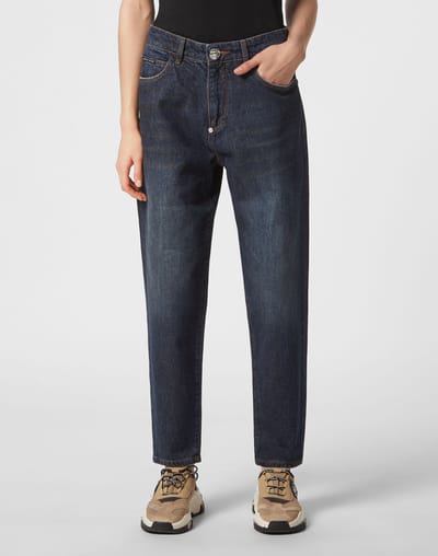 Jeans Mom Pasvorm Paisley