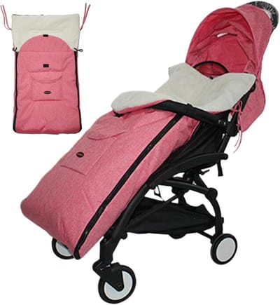 Kinderwagen Voetenzak - Winter Slaapzak - Warm Buiten - Pluche Voering - 93 x 43 cm - Stijl 1
