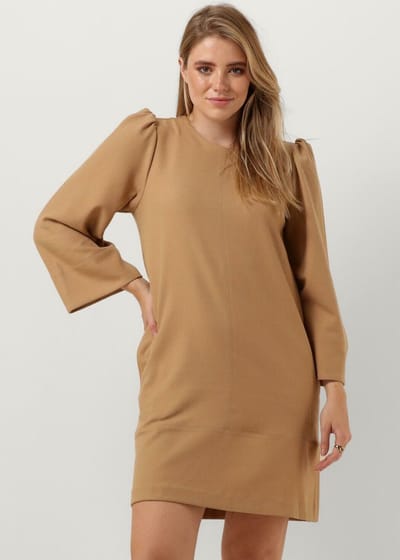 Ruby Tuesday Ronalee Round Collar Dress Jurken Dames - Rok - Jurk - Bruin - Maat 38