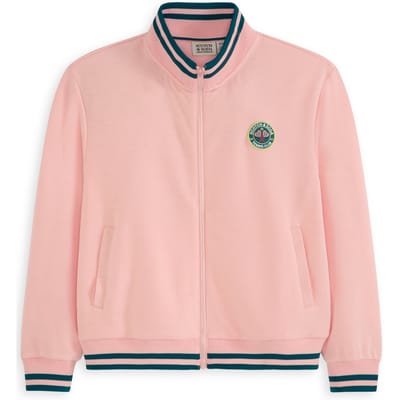 Scotch & Soda S&s Girls Tennis Group Double Knit Track Jacket Lt Pastel Pi Taglia: L | Maglioni Outlet | kids