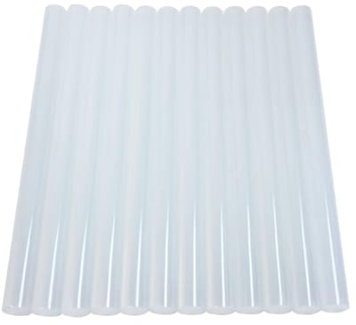 Lijmpatronen 12 stuks 11 mm x 150 mm voor lijmpistool - Transparant