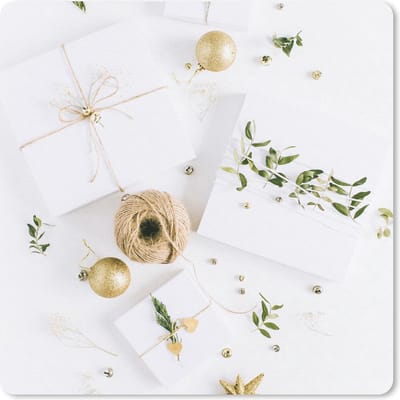 Muismat 20x20 cm - Mousepad Winter - Kerst - Cadeau - Muismatten - Kerst - Cadeau - Kerstcadeau voor mannen en voor vrouwen
