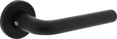 Intersteel Deurkruk Derby op rozet ø50x7 mm aluminium zwart