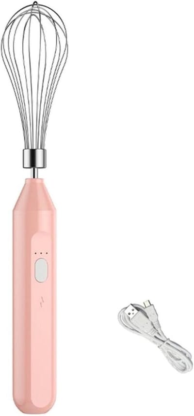 Draadloze Handmixer - Keuken Klopper - Eieren En Room - 3 Snelheden USB Oplaadbaar - 183 Gram - Roze