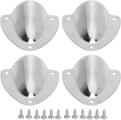 Dailygoods- Ventilatiehulp Roestvrij Staal - Draadkabel Ventilatiehoes - Geschikt voor Boten/Campers - Eenvoudige Installatie - 4 Stuks - Stijlvolle Bescherming - Ventilatiekap