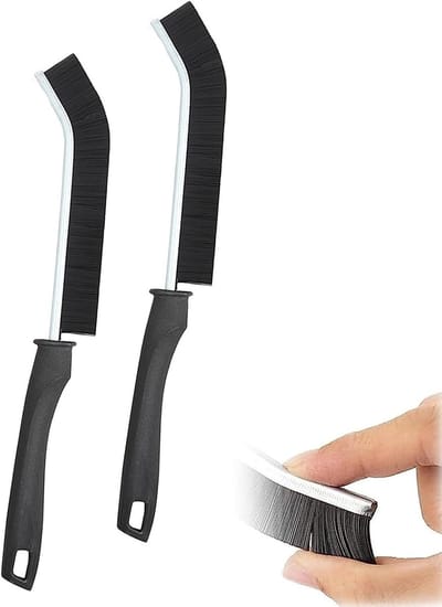 SnelShoppen - Gap Cleaning Brush, Handheld Groevenborstel 2PCS voor Efficiënt Schoonmaken van Tegels, Badkamer, Keuken en Huishoudelijk Gebruik