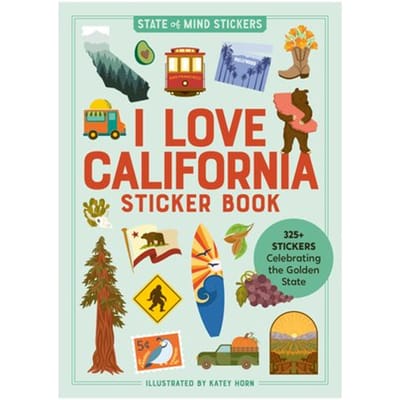 I Love California Sticker Book - State Of Mind Stickers - Workman Publishing