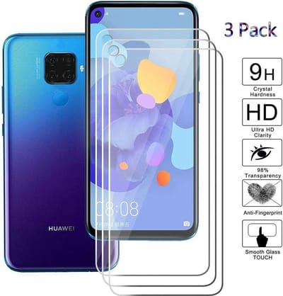 Screenprotector Geschikt voor: Huawei Mate 30 Lite Screen Protector [3-Pack] Tempered Glas
