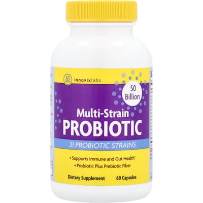 InnovixLabs, Multistammenprobioticum, 50 miljard bacteriën, 60 capsules