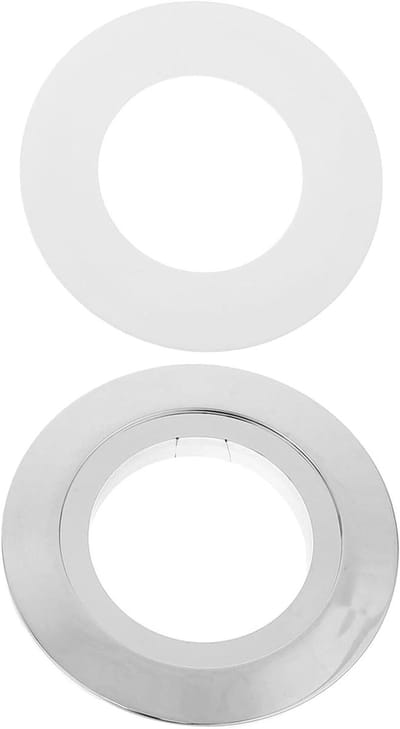 Toiletknop Converterset - Dubbele Spoel Adapter - Water Besparen - Eenvoudige Installatie - 38-58 mm - Zilver