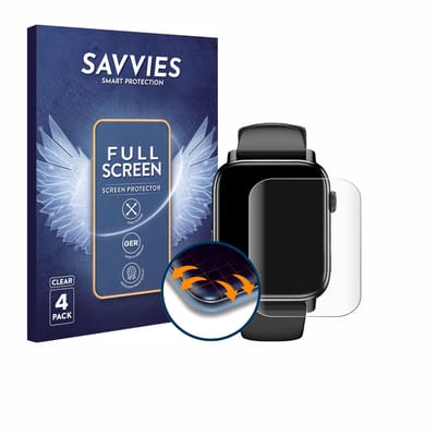 Savvies - Screenprotector voor Banlvs G59PRO 1.83" - Folie Beschermfolie transparant volledig dekking 4 Stuks