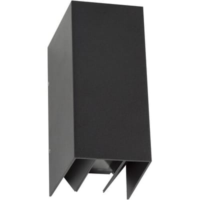 KS Verlichting Channel Up en Down Muurlamp Zwart