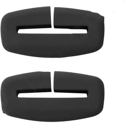 Gordelkussen Set - Riembeschermer - Comfortabel Rijden - Waterdichte Stof - 2 Stuks - Zwart