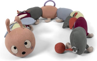 filibabba activiteiten knuffel - lilli the larva