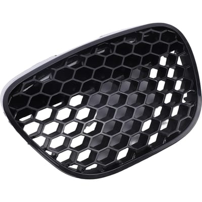 Grille de Capot Avant 6L0853651D Grille Supérieure Centrale en Maille de Pare-chocs Avant Remplacement pour SEAT Cordoba Type 6L 2002 2009 black