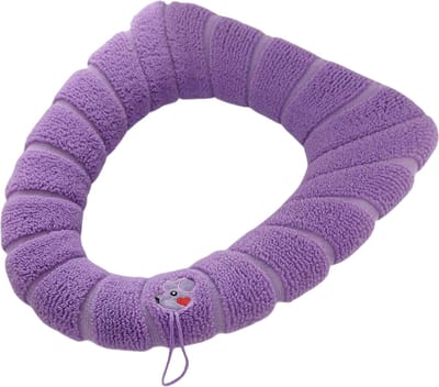 Nivard Wc Bril Hoes - Toiletbril Cover - Toiletbril - Wc Deksel - Wasbaar - Verwarmde Wc Bril - (Niet Elektrisch) - Warm - Handvat - Paars