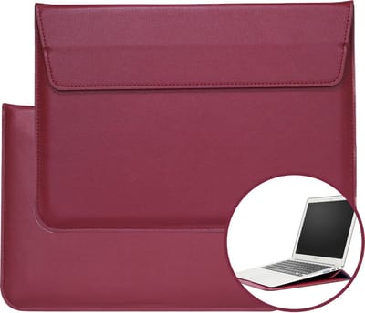 Laptop Sleeve 11 inch - 12 inch - Laptoptas - Laptop Tas - Hoes - Laptopsleeve - Wijnrood