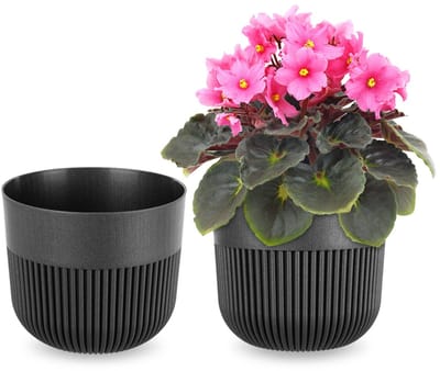 KADAX Bloempot Alia 13 grafiet