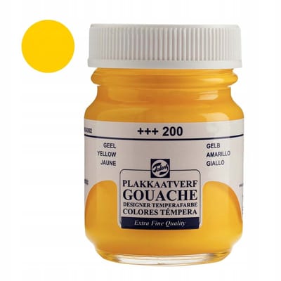 Talens Gouache Verf Extra Fijn 50ml - Levendig Geel