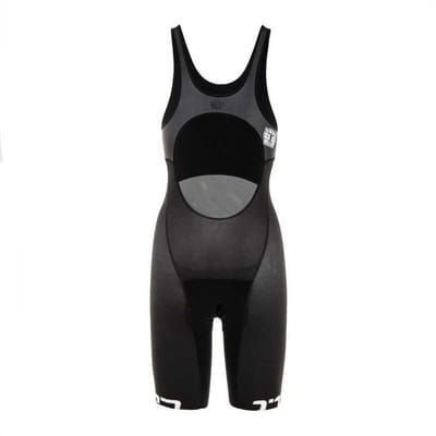 Bioracer Bathing Mouwloos Triatlonpak Zwart XS Vrouw
