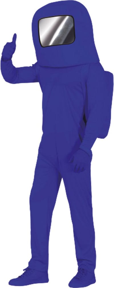 Fiestas Guirca - Kostuum Blue Astronaut 5-6 jaar - Carnavalskleding - Carnaval - carnavalskleding 2027 - Carnaval kostuum