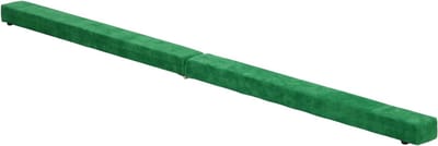 TIM® Turnbalk voor Thuis - Evenwichtsbalk Met Schuimstoflaag - Balanstrainer - Balans Speelgoed – Opvouwbare Turn Balk – 210 cm- Groen - 210cm x 10cm x 7cm