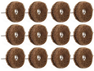 Schuurwiel Polijstwiel Set - Polijstschijven Poetswielen - Metalen Bewerking - 40 Stuks Set - 38 mm - Bruin Groen Rood Zwart