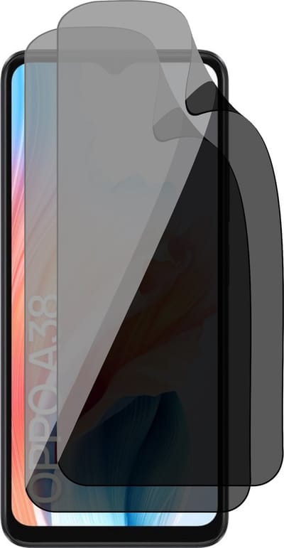 Privacy Screenprotector geschikt voor Oppo A38 - 2x FlexGuard Screen Protector