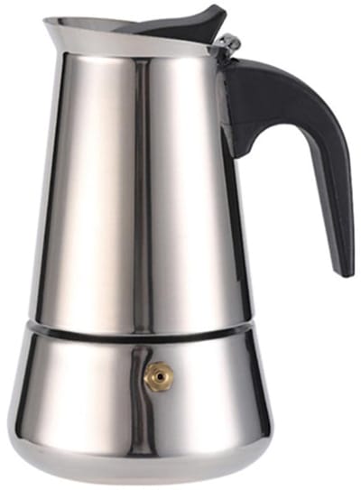 Unyqoos® Roestvrijstalen espressomaker voor 4 kopjes geschikt voor inductie en gas