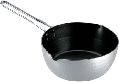 Pannenkoekenpan - Crêpepan plat - Pannenkoeken bakken - Teflon anti-aanbaklaag - 19 cm - Zilver