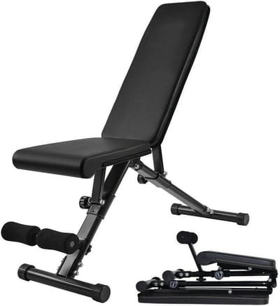 Verstelbare Halterbank Opvouwbaar - Bankdrukken, Fitness & Full Body Workout
