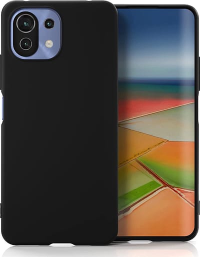 Hoesje Geschikt voor: Xiaomi 11 Lite 4G / 5G Silicone - Zwart - ZT Accessoires