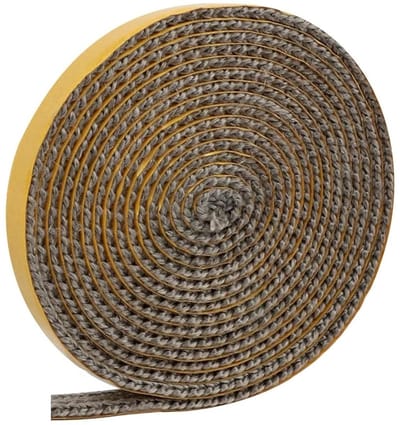 Zelfklevende afdichtingstape voor open haard en kachelpijp - Hittebestendig en zelfklevend - 3 mm × 15 m
