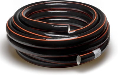 Tuinslang Flexibel - Water Slang - Water Geven - 4 Laags Constructie - 10 Meter 1/2 Inch - Zwart Oranje