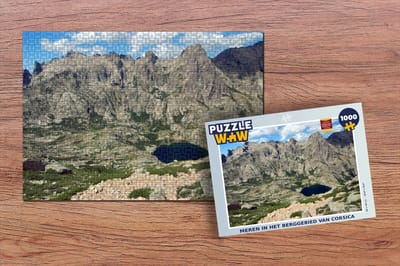 Puzzel Meren in het berggebied van Corsica - Legpuzzel - Puzzel 1000 stukjes volwassenen