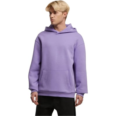Urban Classics - Fluffy Hoodie/trui - S - Lila