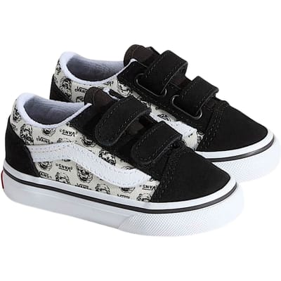 Vans Toddler Old Skool V White Größe: 18 | Schuhe Outlet | Unisex | Weiß