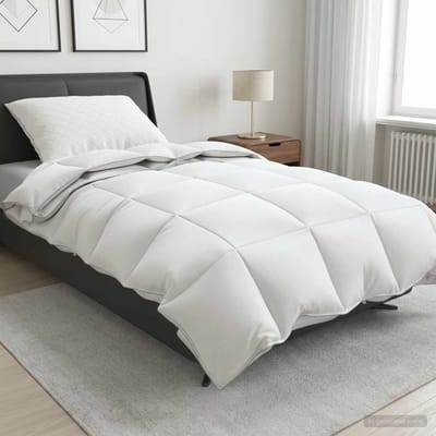 vidaXL - Dekbed - FULDA - 135 - x - 200 - cm - 4 - seizoenen - 310 - GSM - 90% - Gansendons